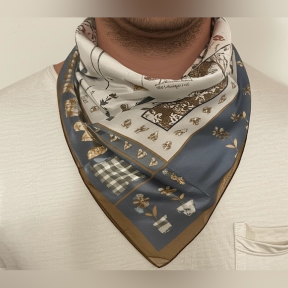 "Gardeners Day" Neckerchief Scarf - Unisex - Picture 6 of 13